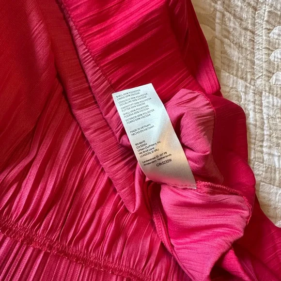 Anthropologie fuchsia pink midi dress - XL - Picture 9 of 9